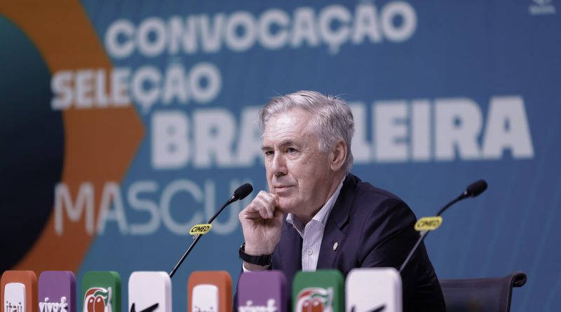 Carlo Ancelotti convoca Seleção Brasileira para a Copa do Mundo