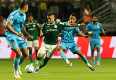 Palmeiras e Santos empatam em clássico frenético no Allianz Parque