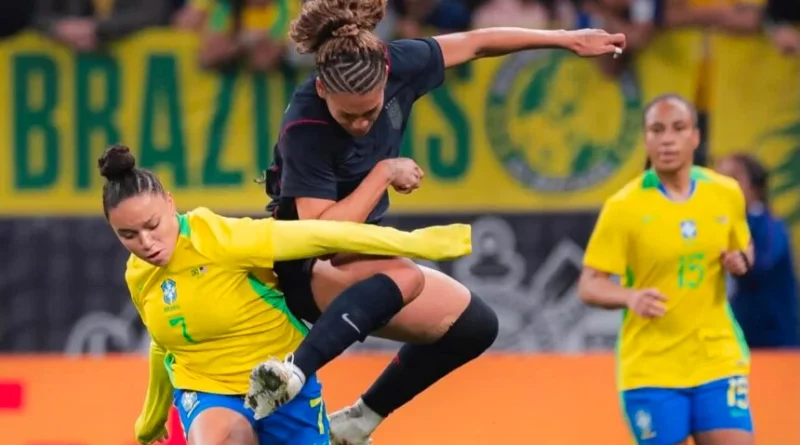 Futebol feminino: Brasil perde para os Estados Unidos no Castelão Futebol feminino: Brasil perde para os Estados Unidos no Castelão