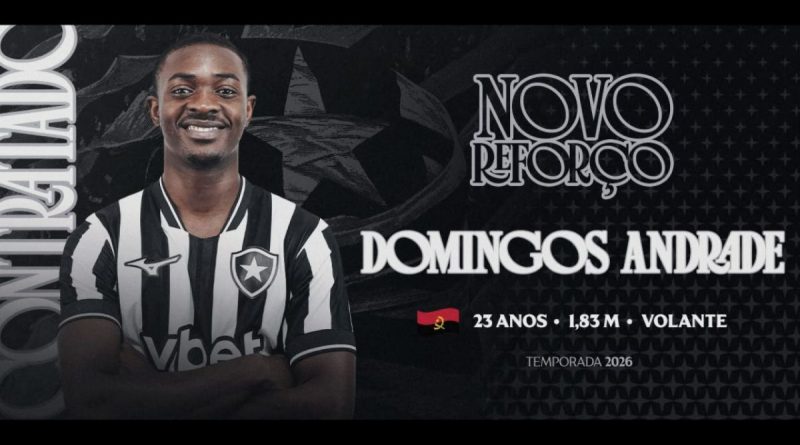 Botafogo anuncia contratação do volante Domingos Andrade