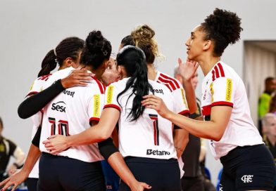 Sesc Flamengo vence clássico contra Fluminense na estreia da Copa Supervôlei Sesc Flamengo vence clássico contra Fluminense na estreia da Copa Supervôlei
