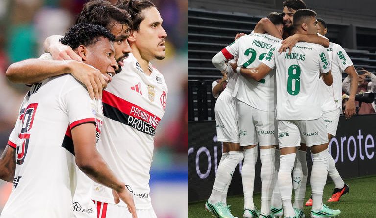 Flamengo e Palmeiras se isolam em distância inédita para o terceiro colocado Flamengo e Palmeiras se isolam em distância inédita para o terceiro colocado