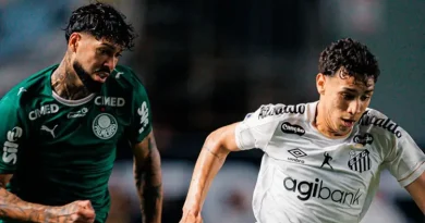 Palmeiras empata com Santos e pode ver Flamengo se isolar na liderança do Brasileirão Palmeiras empata com Santos e pode ver Flamengo se isolar na liderança do Brasileirão